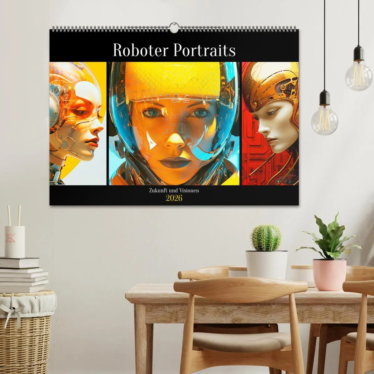 Bild: 9783457509913 | Roboter Portraits. Zukunft und Visionen (Wandkalender 2026 DIN A2...