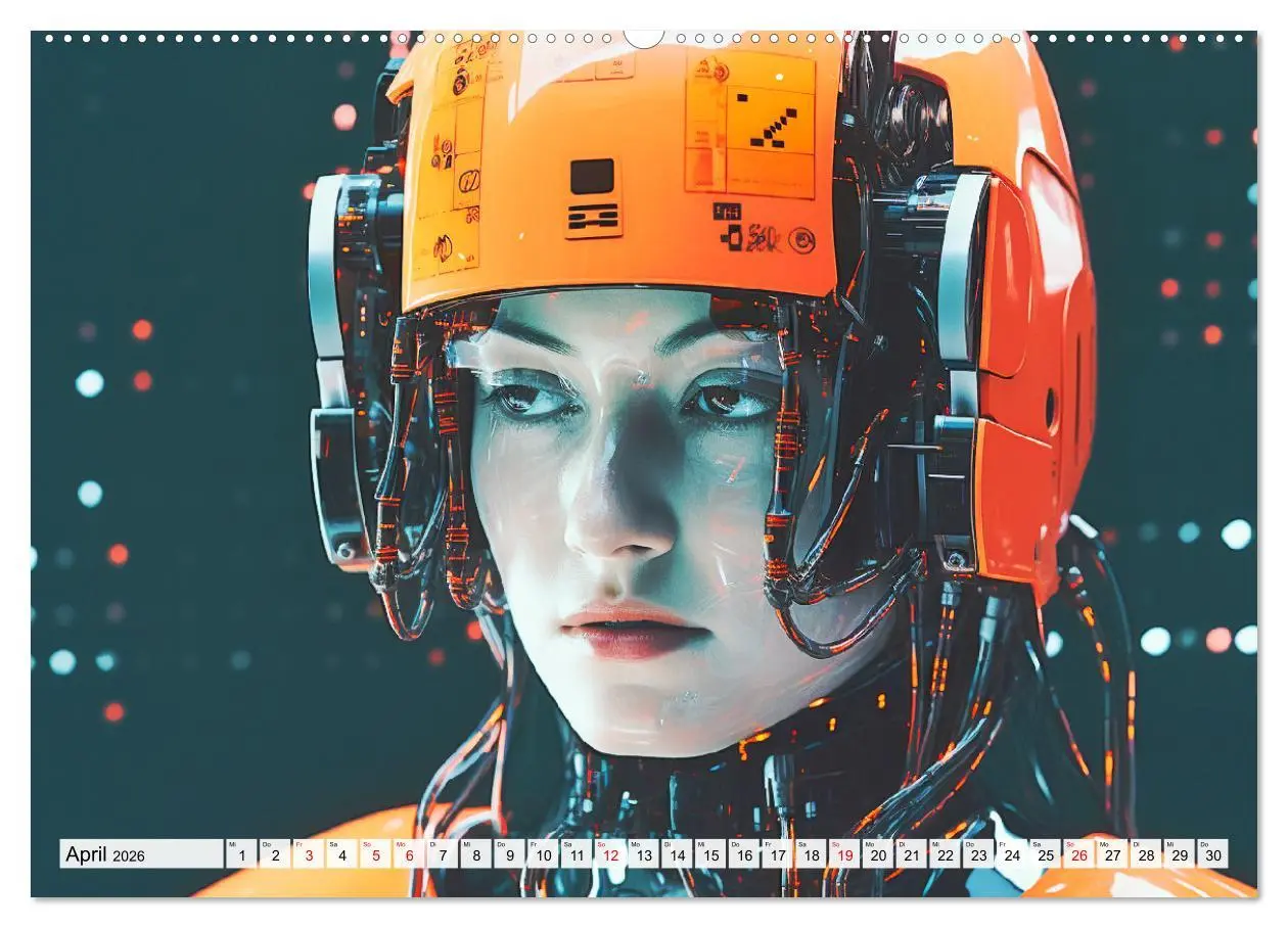 Bild: 9783457509913 | Roboter Portraits. Zukunft und Visionen (Wandkalender 2026 DIN A2...