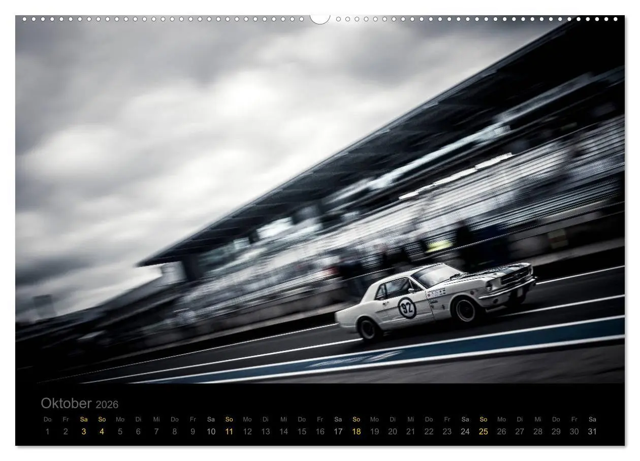 Bild: 9783457749913 | Flying Ford Mustang (Wandkalender 2026 DIN A2 quer), CALVENDO...