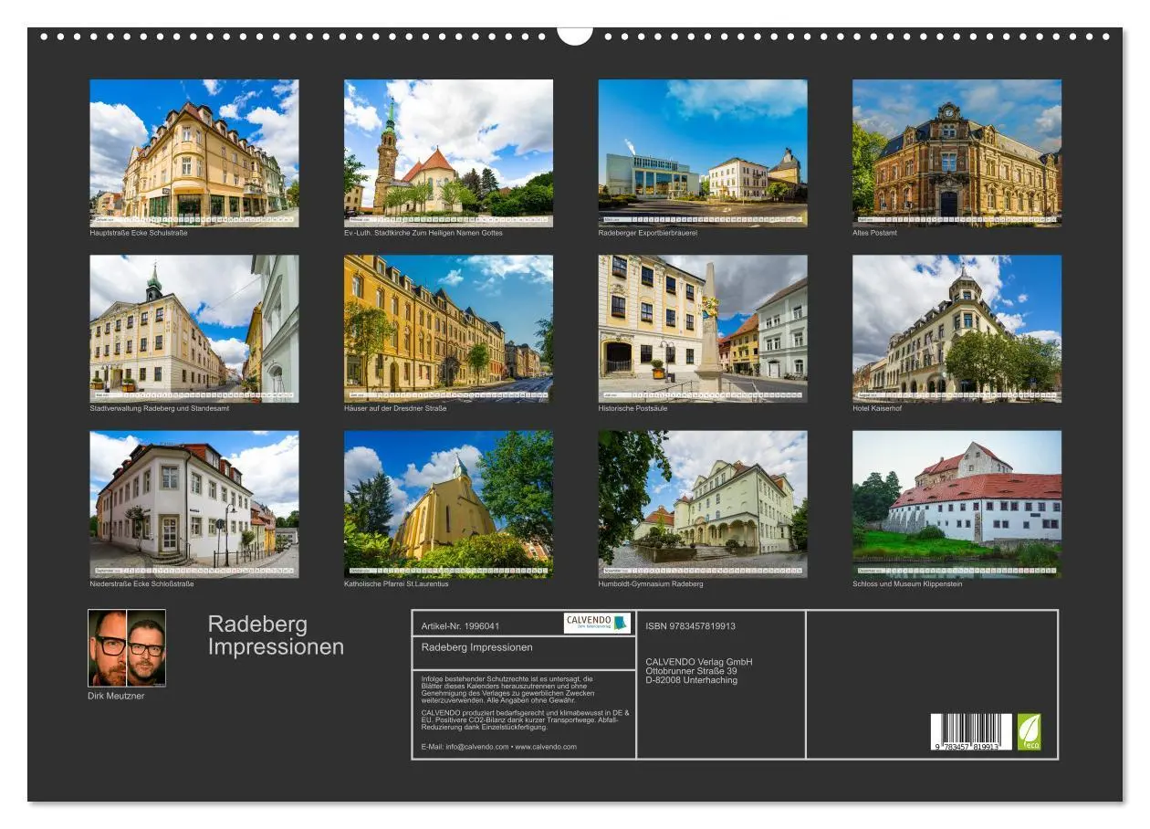 Bild: 9783457819913 | Radeberg Impressionen (Wandkalender 2026 DIN A2 quer), CALVENDO...