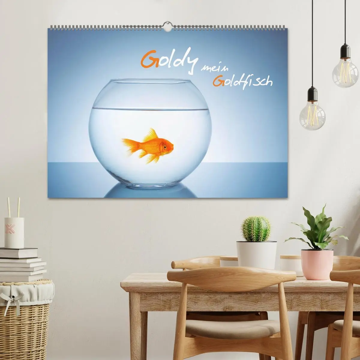 Bild: 9783457989913 | Goldy - mein Goldfisch (Wandkalender 2026 DIN A2 quer), CALVENDO...