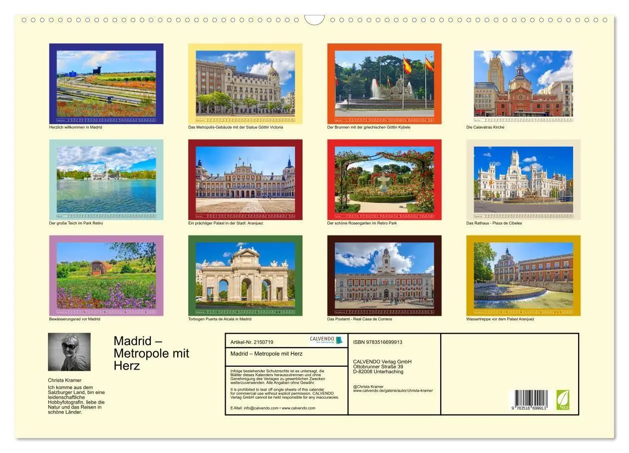 Bild: 9783516699913 | Madrid - Metropole mit Herz (Wandkalender 2026 DIN A2 quer),...