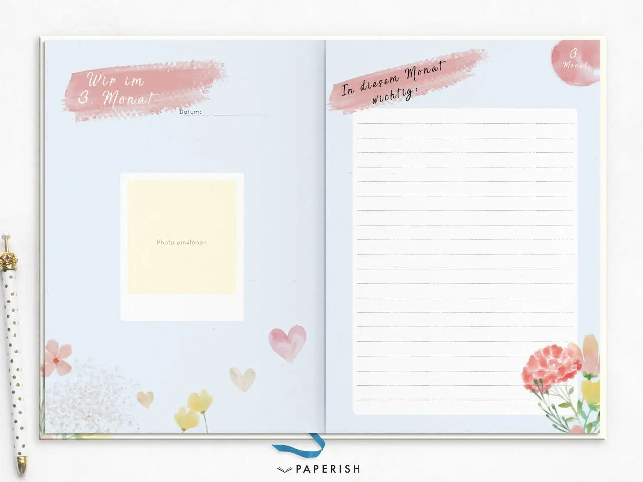 Bild: 9783946739913 | Unser Schwangerschaftstagebuch | Pia Loewe | Taschenbuch | 144 S.