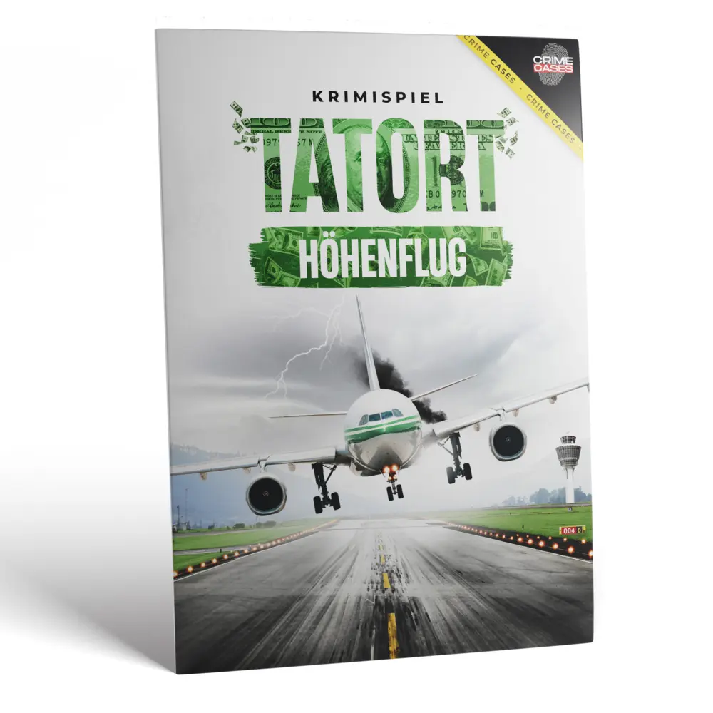 Cover: 4262538230014 | CRIMECASES Krimispiel: Tatort Höhenflug | Spiel | CC-KS04-01 | Deutsch