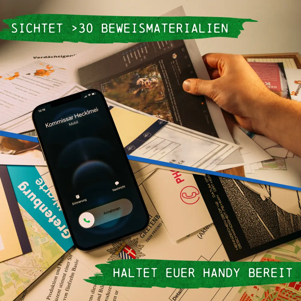 Bild: 4262538230014 | CRIMECASES Krimispiel: Tatort Höhenflug | Spiel | CC-KS04-01 | Deutsch