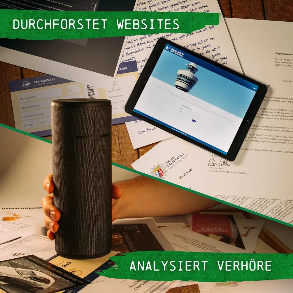 Bild: 4262538230014 | CRIMECASES Krimispiel: Tatort Höhenflug | Spiel | CC-KS04-01 | Deutsch
