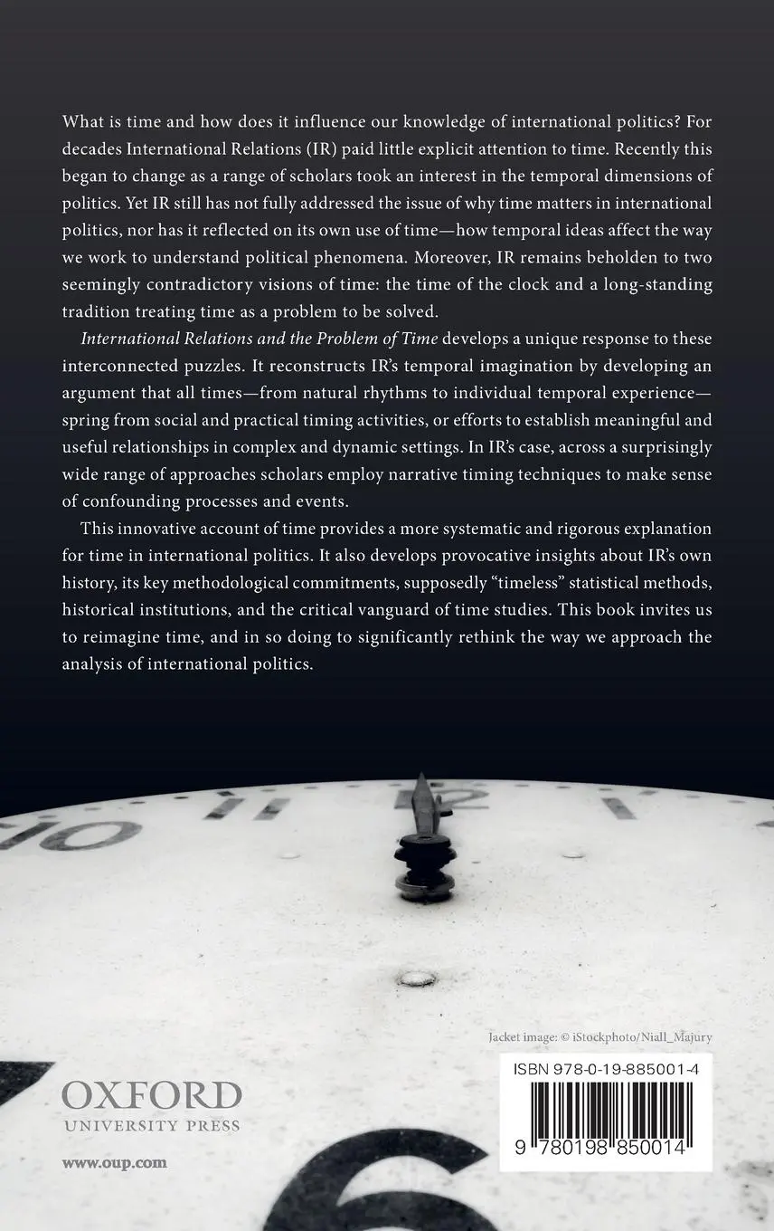 Rückseite: 9780198850014 | International Relations and the Problem of Time | Andrew R Hom | Buch
