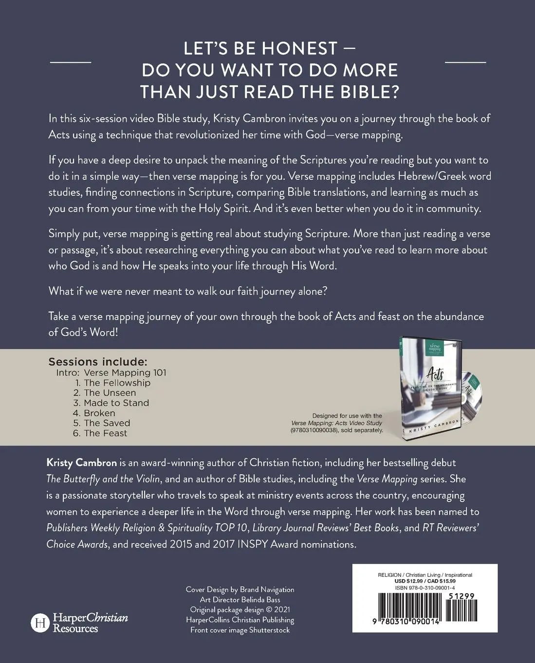 Rückseite: 9780310090014 | A Verse Mapping Acts Bible Study Guide | Kristy Cambron | Taschenbuch