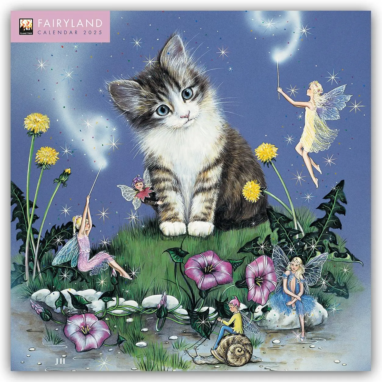 Cover: 9781835620014 | Fairyland by Jean &amp; Ron Henry Wall Calendar 2025 (Art Calendar) | 2025