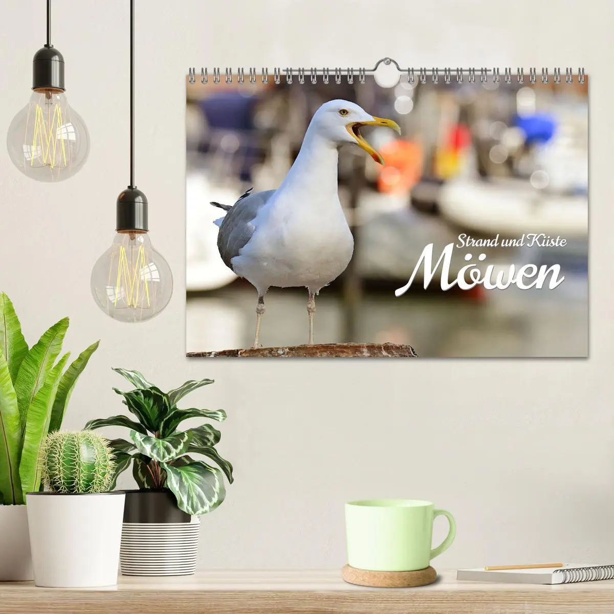 Bild: 9783457550014 | Strand und Küste - Möwen (Wandkalender 2026 DIN A4 quer), CALVENDO...