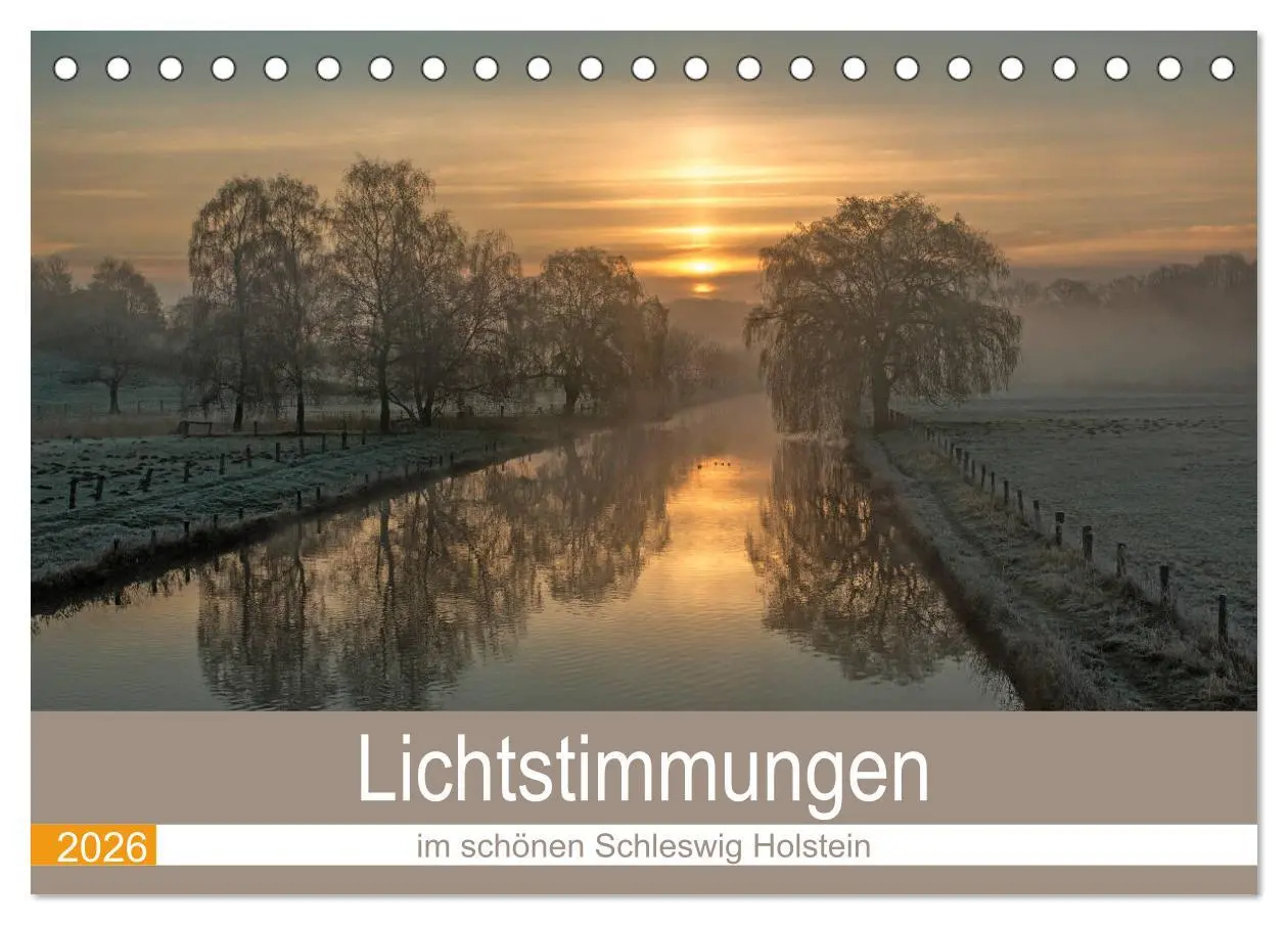 Cover: 9783457930014 | Lichtstimmungen im schönen Schleswig Holstein (Tischkalender 2026...
