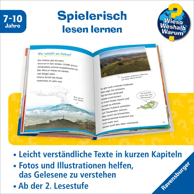 Bild: 9783473600014 | Wieso? Weshalb? Warum? Erstleser: Vulkane (Band 2) | Sandra Noa | Buch