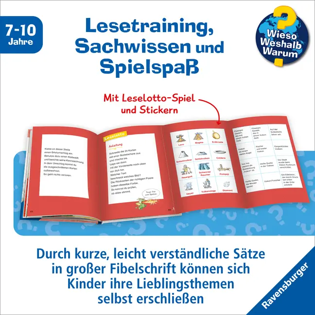 Bild: 9783473600014 | Wieso? Weshalb? Warum? Erstleser: Vulkane (Band 2) | Sandra Noa | Buch