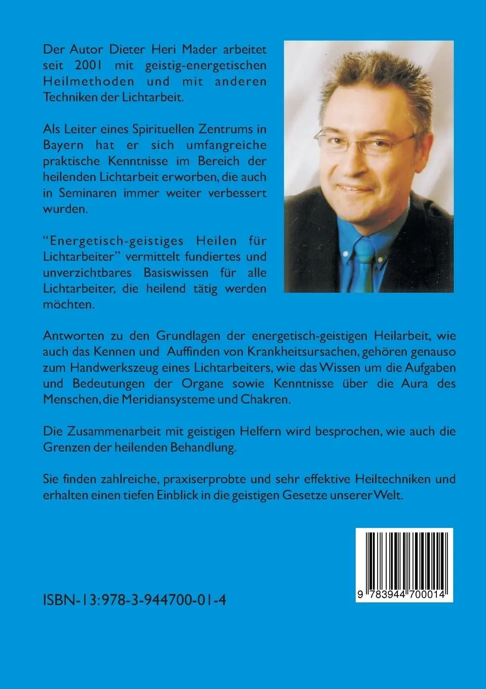 Rückseite: 9783944700014 | Energetisch-geistiges Heilen für Lichtarbeiter | Basiswissen | Mader