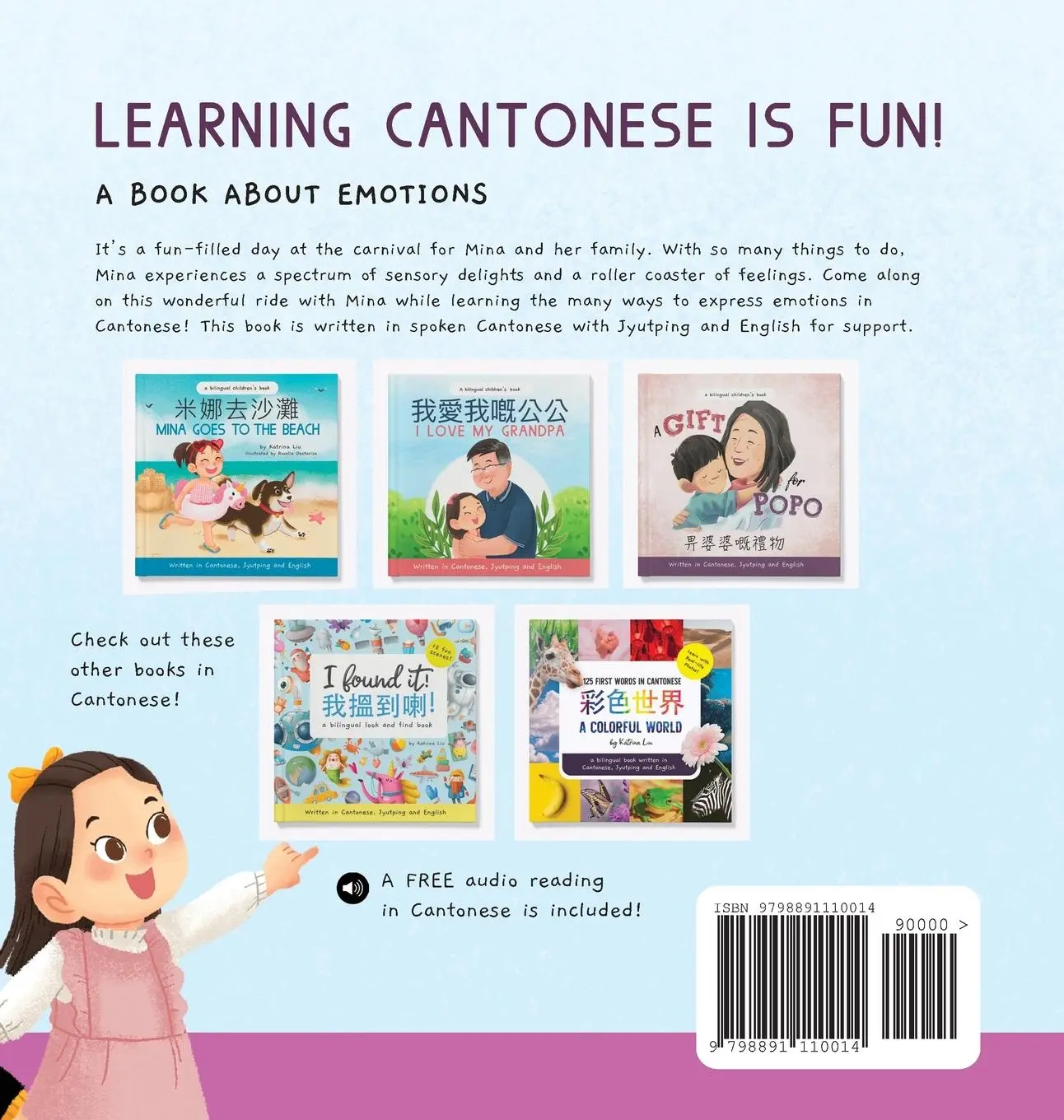 Rückseite: 9798891110014 | Mina's Ups and Downs (Written in Cantonese, Jyutping and Pinyin) A...
