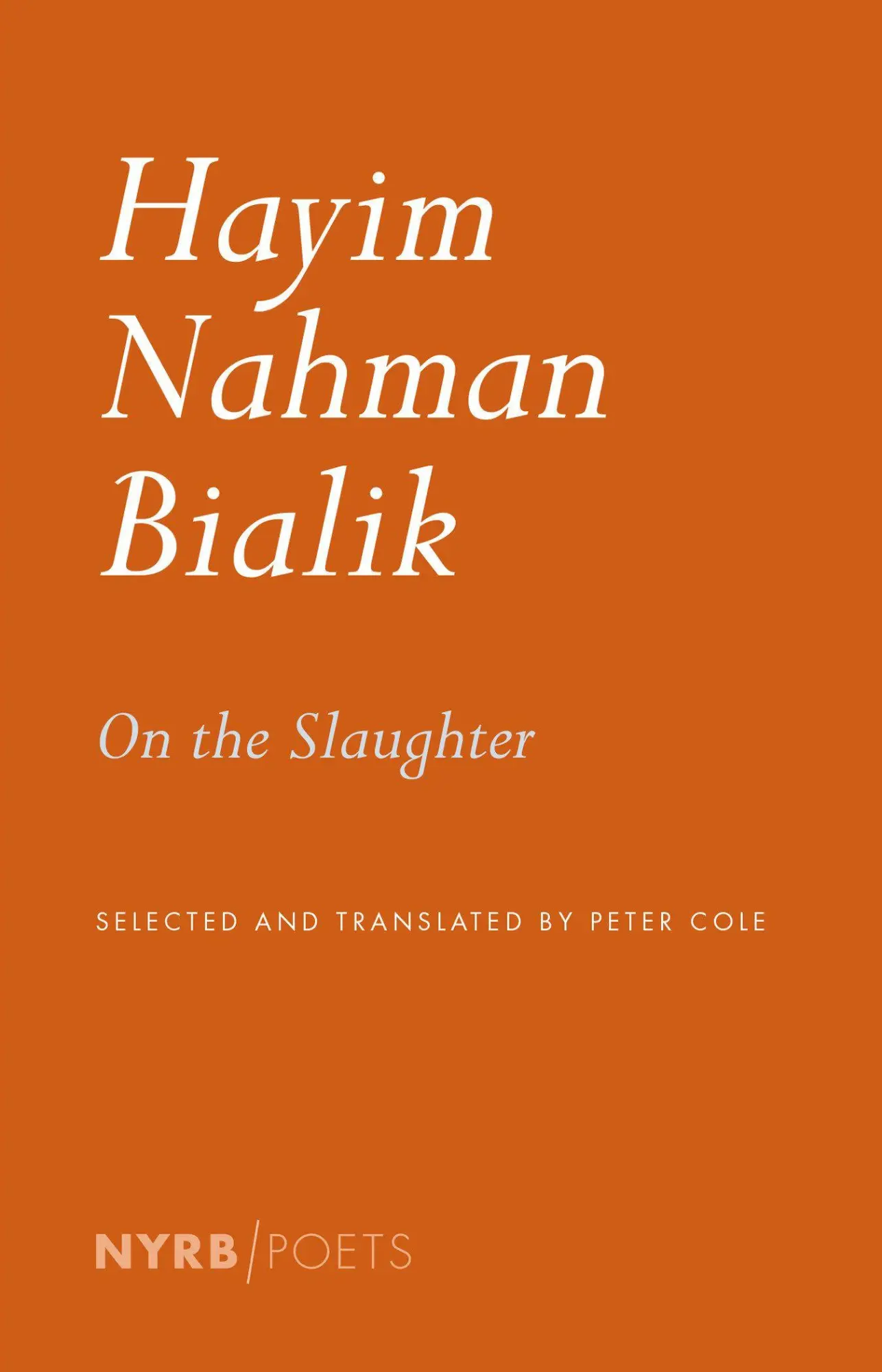 Cover: 9798896230014 | On the Slaughter | Hayim Nahman Bialik | Taschenbuch | Englisch | 2025