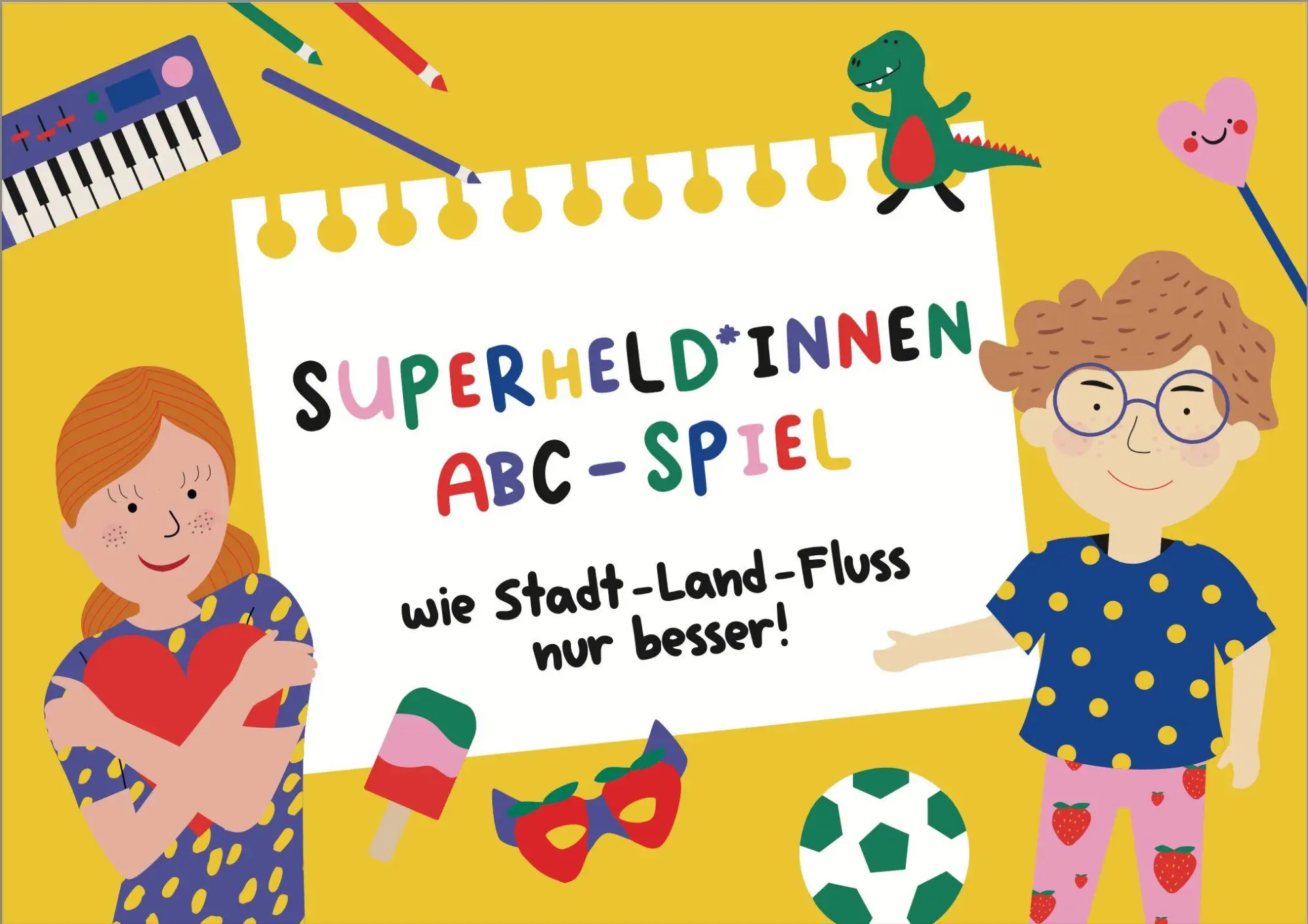 Cover: 4262564580114 | Superheld*innen ABC-Spiel | wie Stadt-Land-Fluss nur besser! | Kämpf