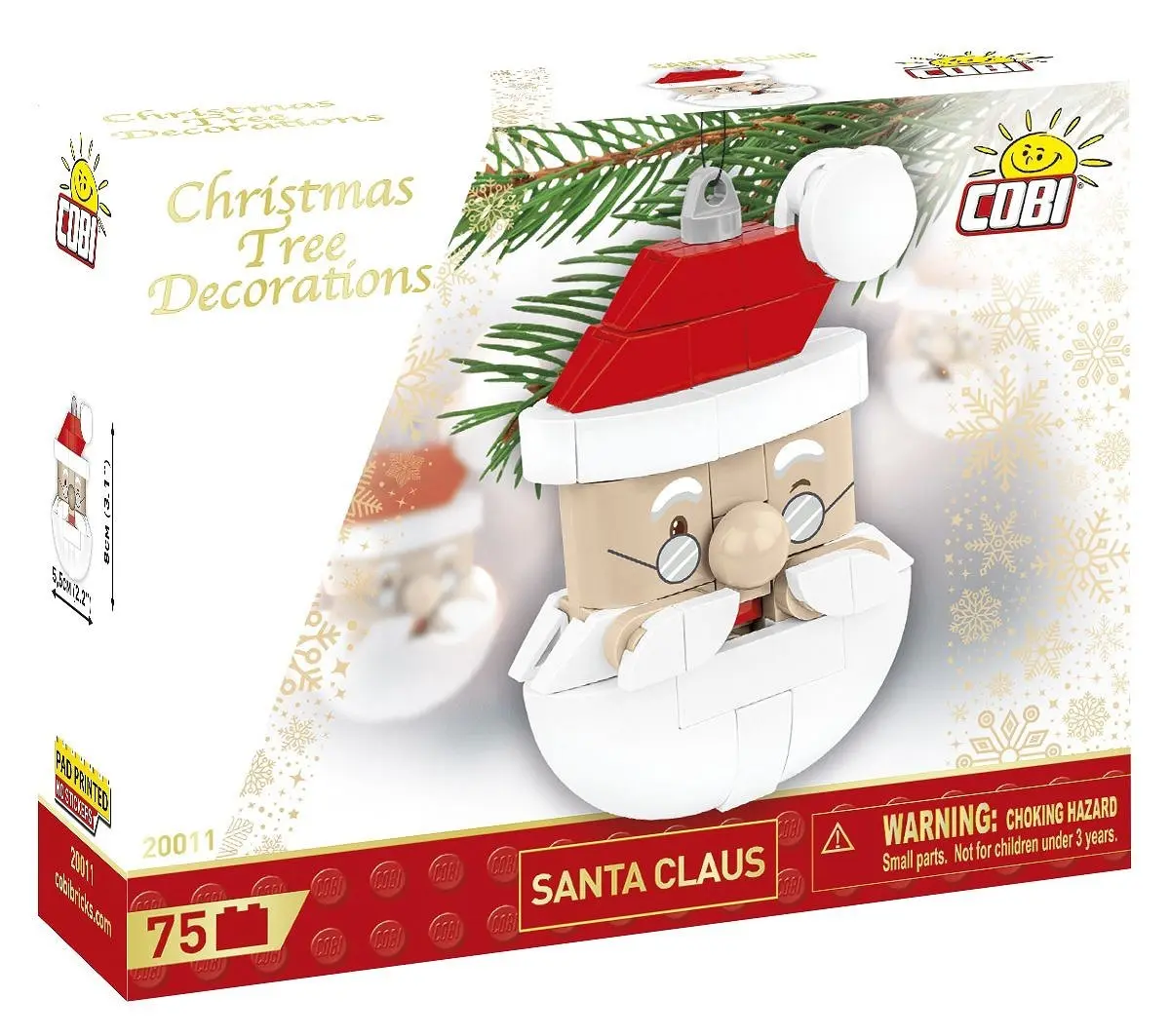 Cover: 5902251200114 | COBI 20011 - Weihnachtsmann, Christbaumschmuck, Bausatz 75...