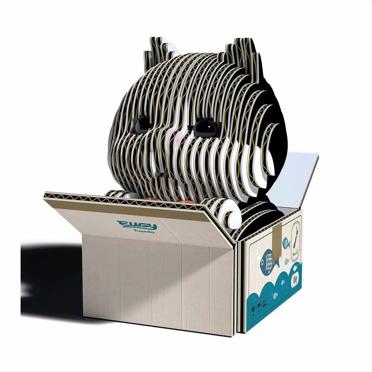 Bild: 9421036940114 | EUGY - 3D Bastelset Tuxedo-Katze | Eugy | Kit (Bastelset) | 650089