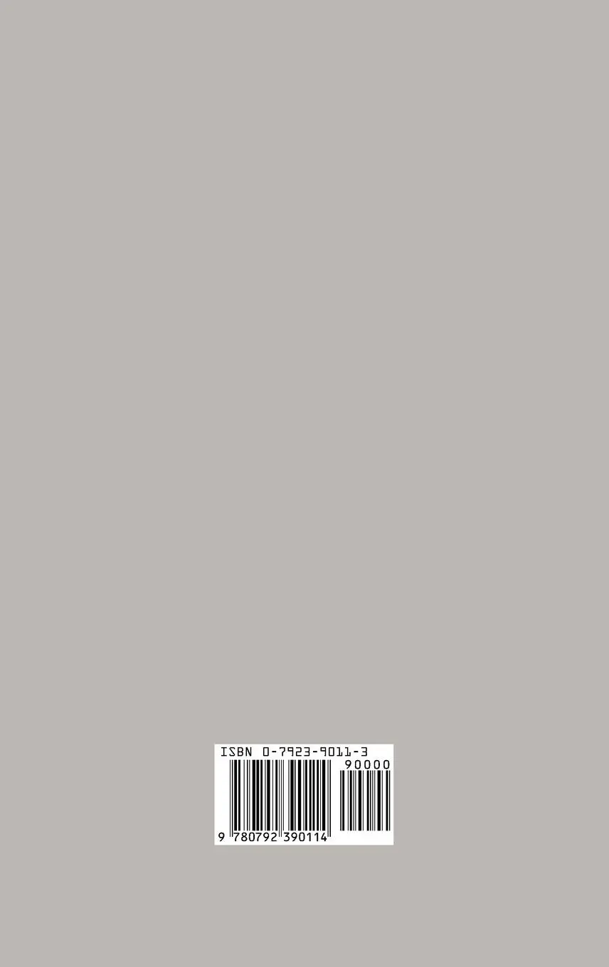 Rückseite: 9780792390114 | The Economics of Special Privilege and Rent Seeking | G. Tullock