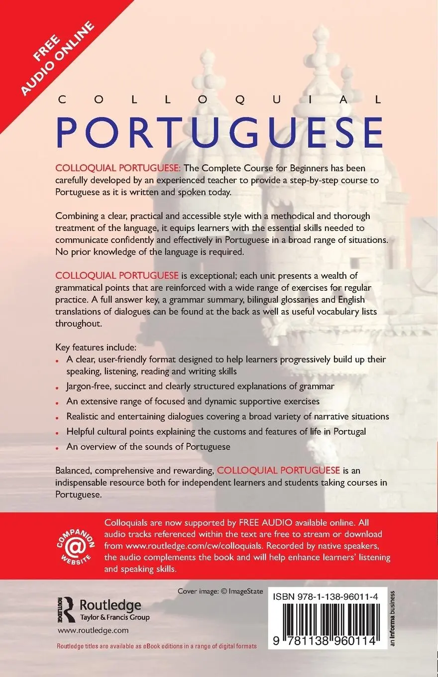 Rückseite: 9781138960114 | Colloquial Portuguese | The Complete Course for Beginners | Buch
