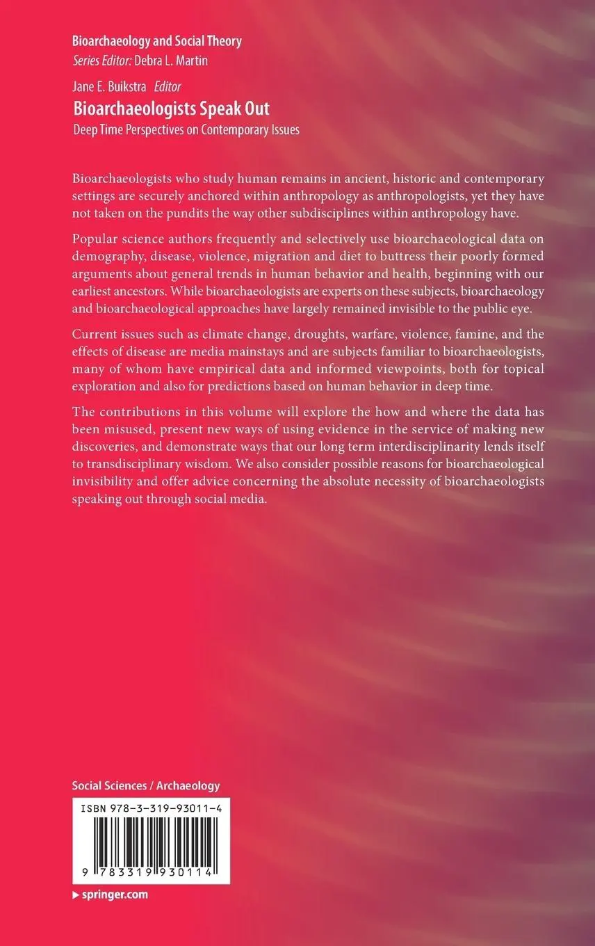 Rückseite: 9783319930114 | Bioarchaeologists Speak Out | Jane E. Buikstra | Buch | xi | Englisch