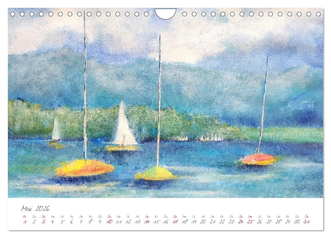 Bild: 9783457920114 | Oberbayerns Seen in Farbe - mit Pinsel und Farbe an den Ufern...