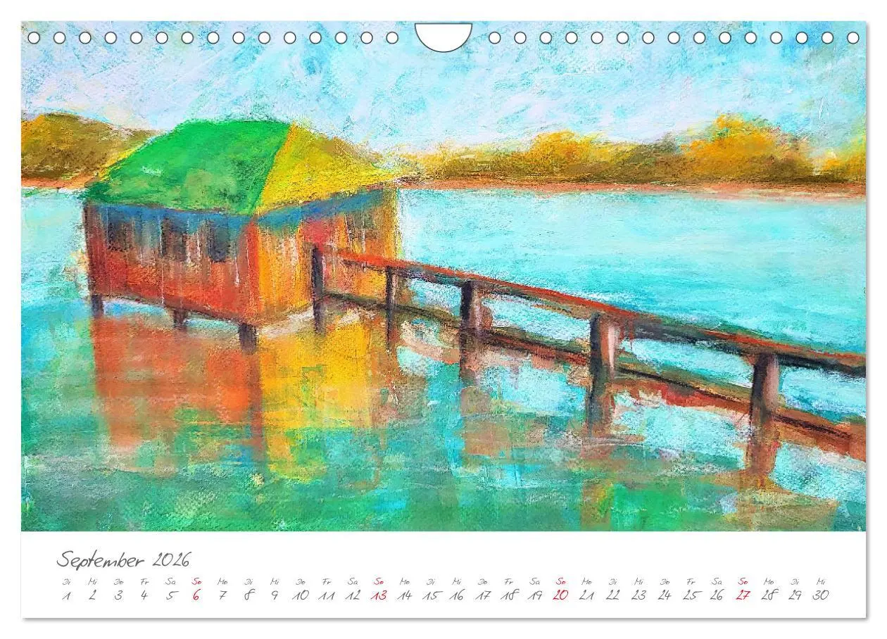 Bild: 9783457920114 | Oberbayerns Seen in Farbe - mit Pinsel und Farbe an den Ufern...