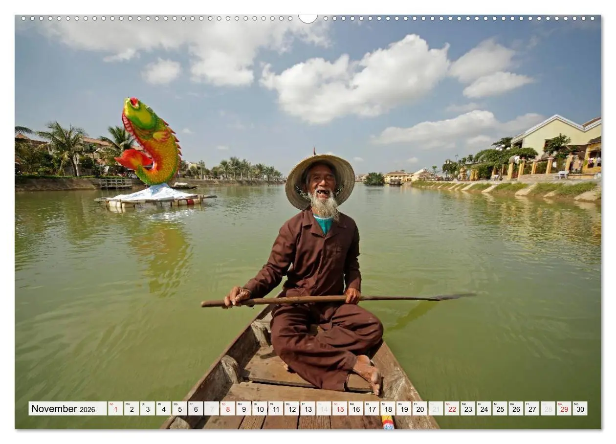 Bild: 9783516180114 | Vietnam (hochwertiger Premium Wandkalender 2026 DIN A2 quer),...