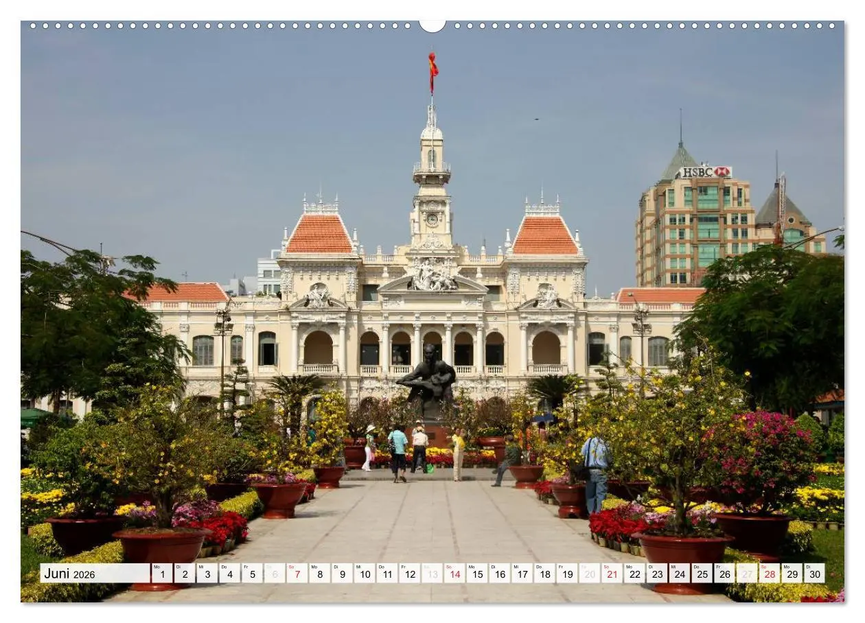 Bild: 9783516180114 | Vietnam (hochwertiger Premium Wandkalender 2026 DIN A2 quer),...