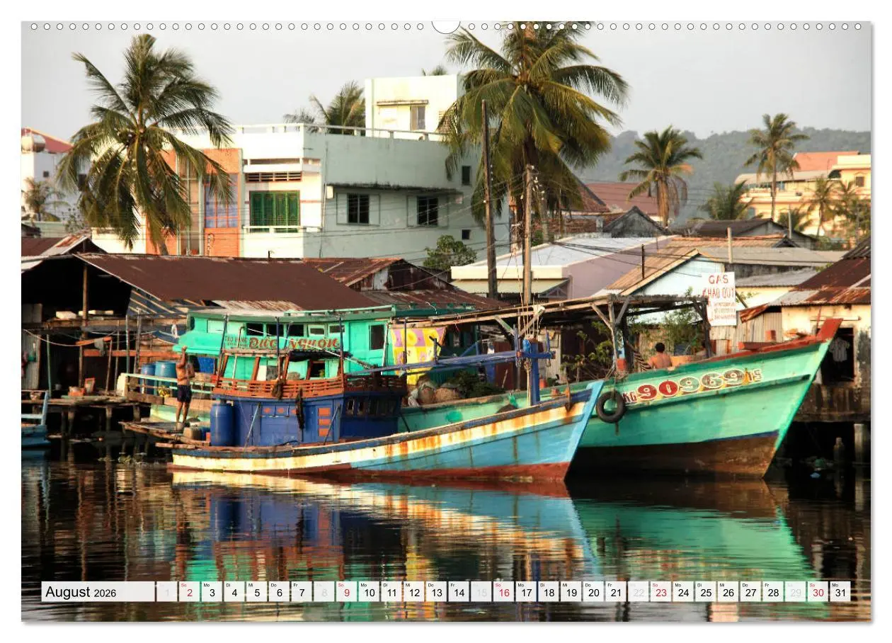 Bild: 9783516180114 | Vietnam (hochwertiger Premium Wandkalender 2026 DIN A2 quer),...
