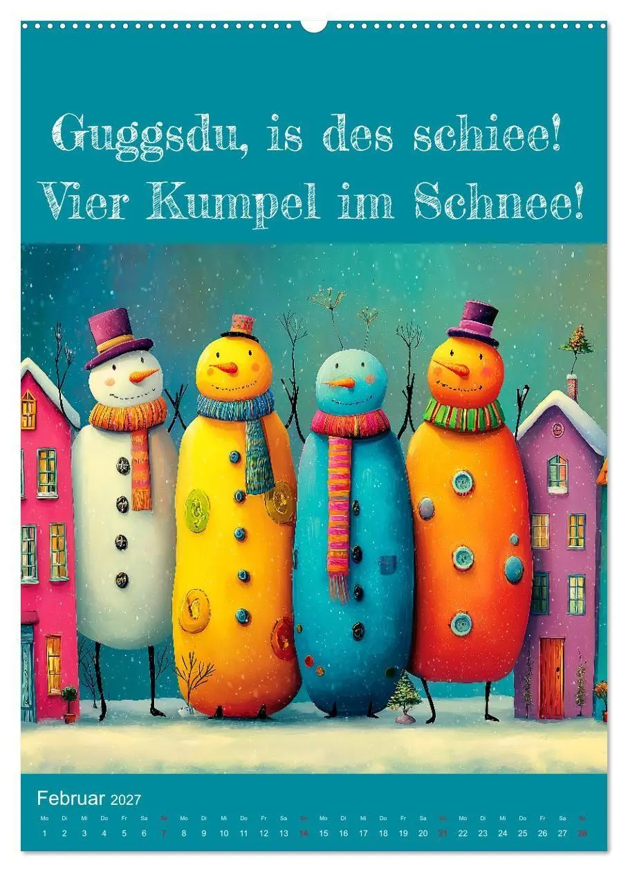 Bild: 9783516870114 | Erzgebirge mei Haamit - Mundart-Kalender mit sächsischem Humor...