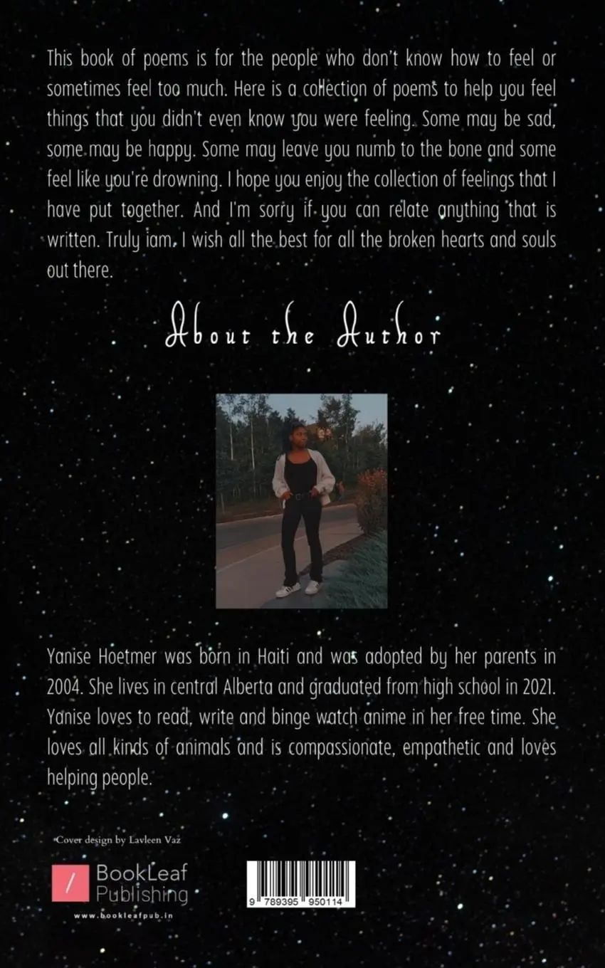 Rückseite: 9789395950114 | Alexithymia | What it's like to Feel | Yanise Hoetmer | Taschenbuch