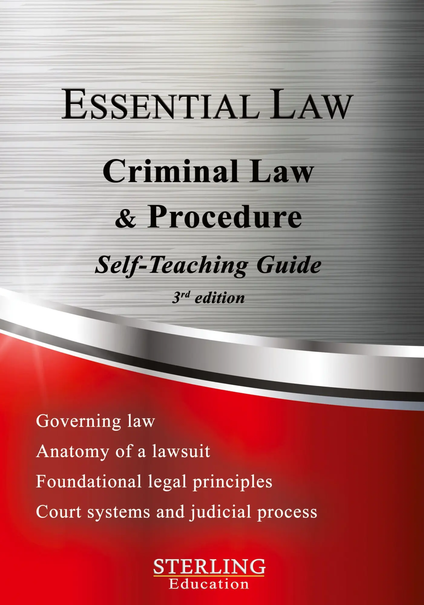 Cover: 9798885570114 | Criminal Law &amp; Procedure | Essential Law Self-Teaching Guide | Buch