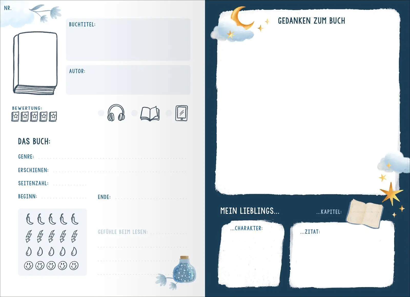 Bild: 4014489140214 | Books are my Happy Place | Mein Reading Journal | Dan Lin | Buch