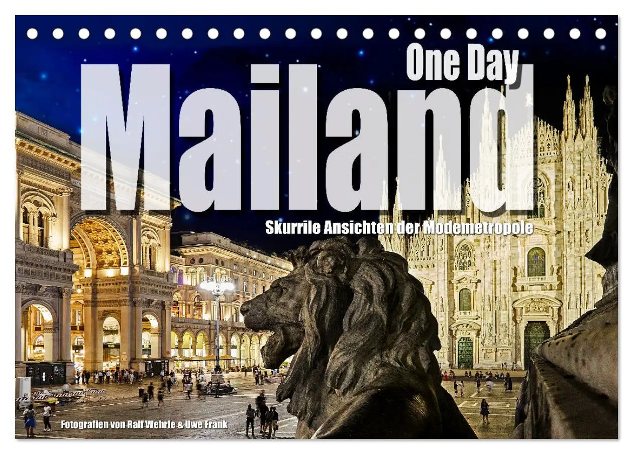 Cover: 9783457530214 | One Day Mailand (Tischkalender 2026 DIN A5 quer), CALVENDO...