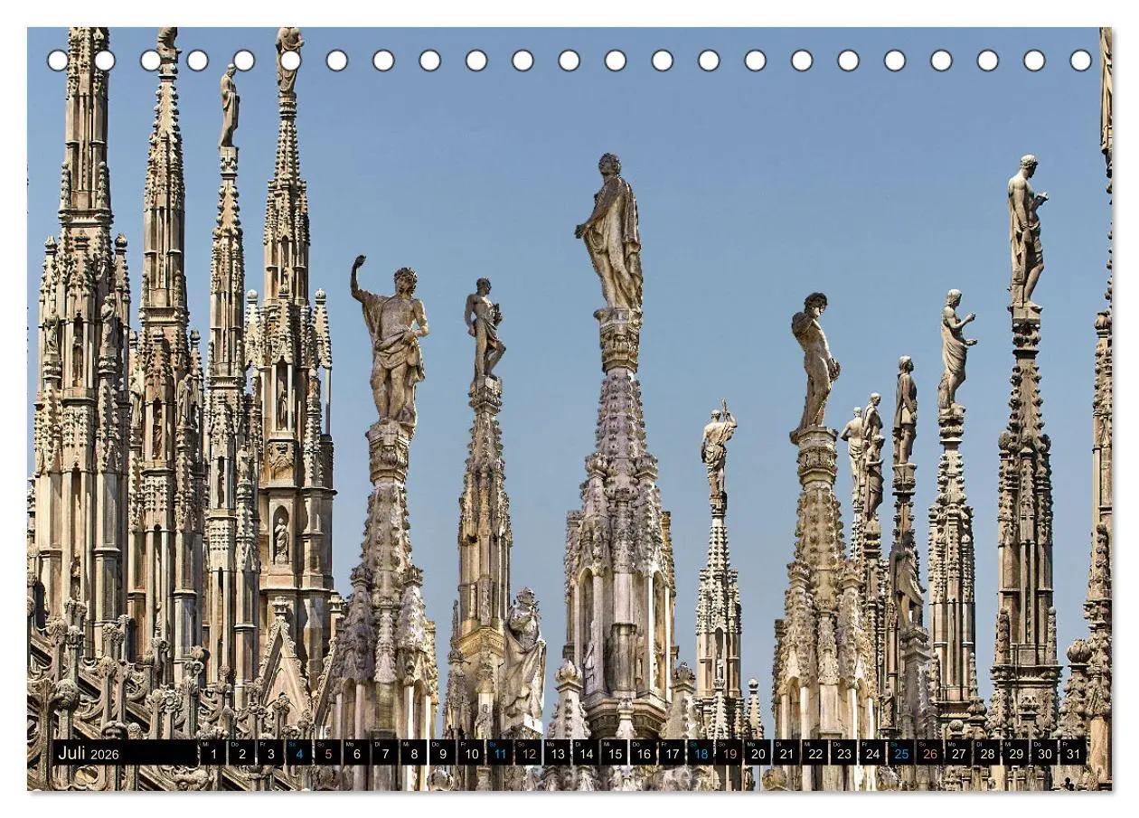 Bild: 9783457530214 | One Day Mailand (Tischkalender 2026 DIN A5 quer), CALVENDO...