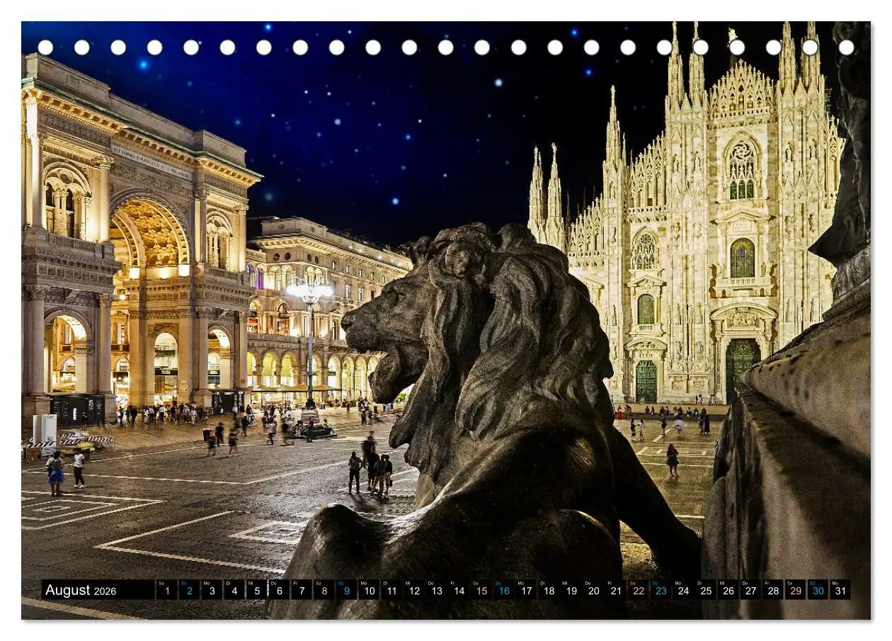 Bild: 9783457530214 | One Day Mailand (Tischkalender 2026 DIN A5 quer), CALVENDO...