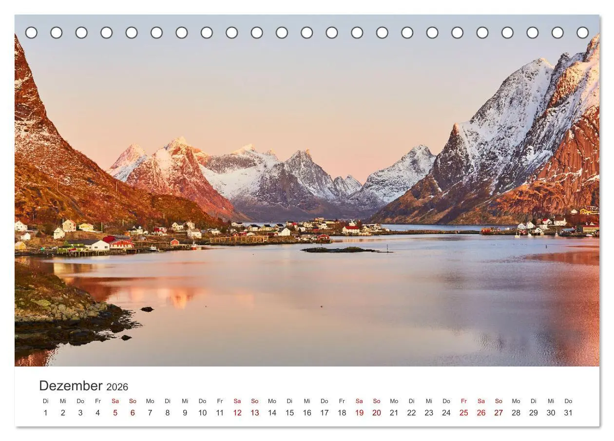 Bild: 9783457600214 | Norwegen - Das wunderschöne Land im Norden. (Tischkalender 2026 DIN...