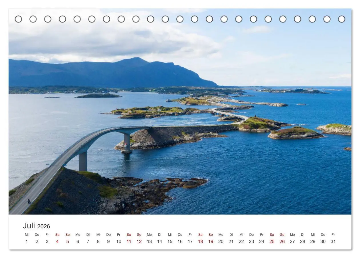 Bild: 9783457600214 | Norwegen - Das wunderschöne Land im Norden. (Tischkalender 2026 DIN...