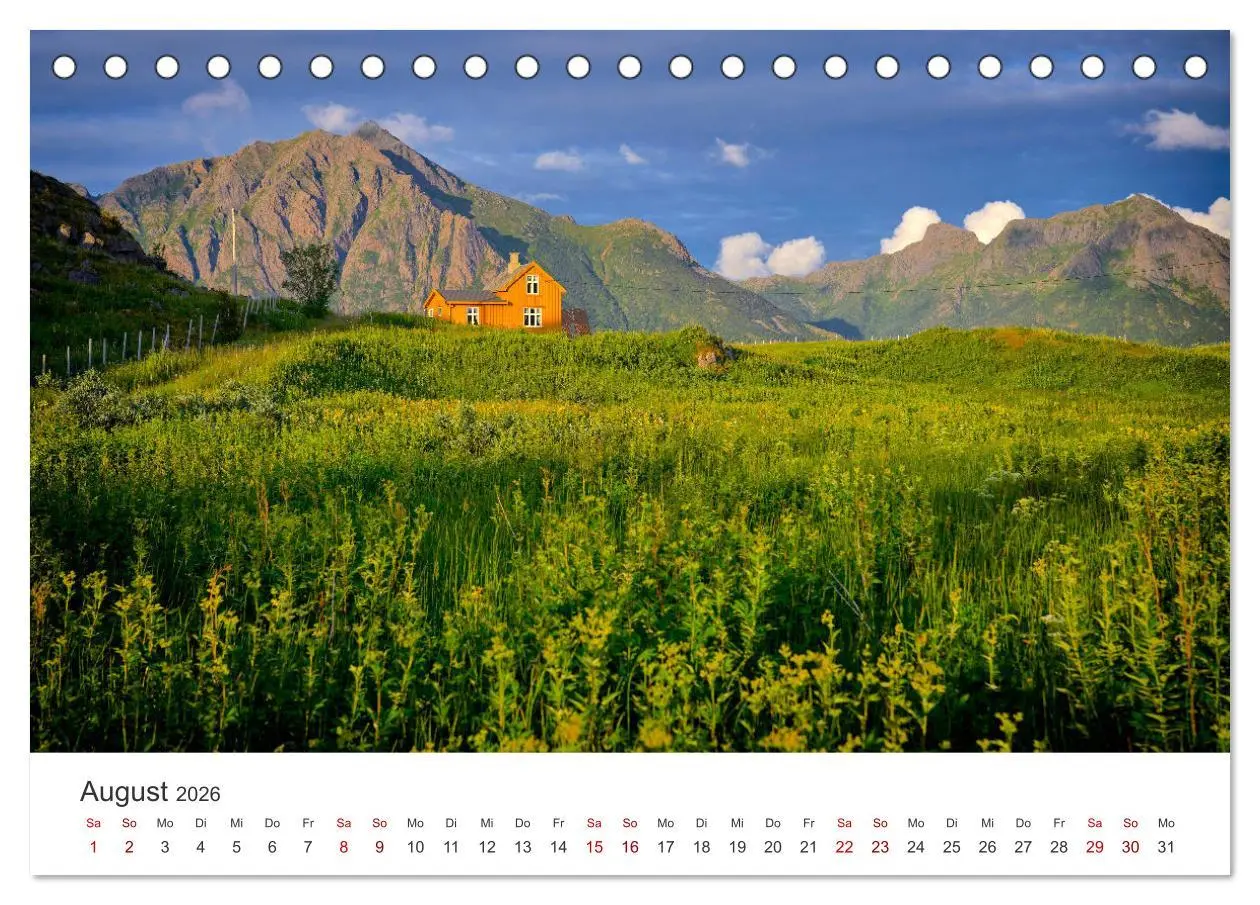 Bild: 9783457600214 | Norwegen - Das wunderschöne Land im Norden. (Tischkalender 2026 DIN...
