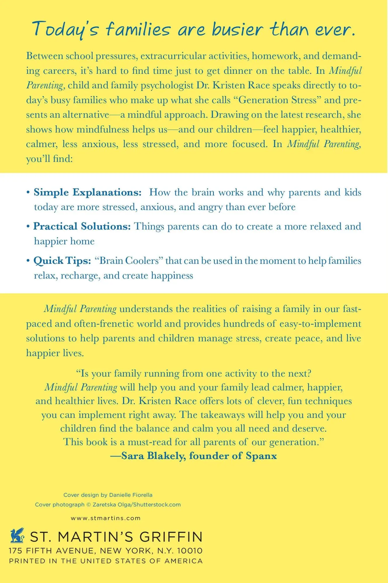 Rückseite: 9781250020314 | Mindful Parenting | Kristen Race | Taschenbuch | Englisch | 2014