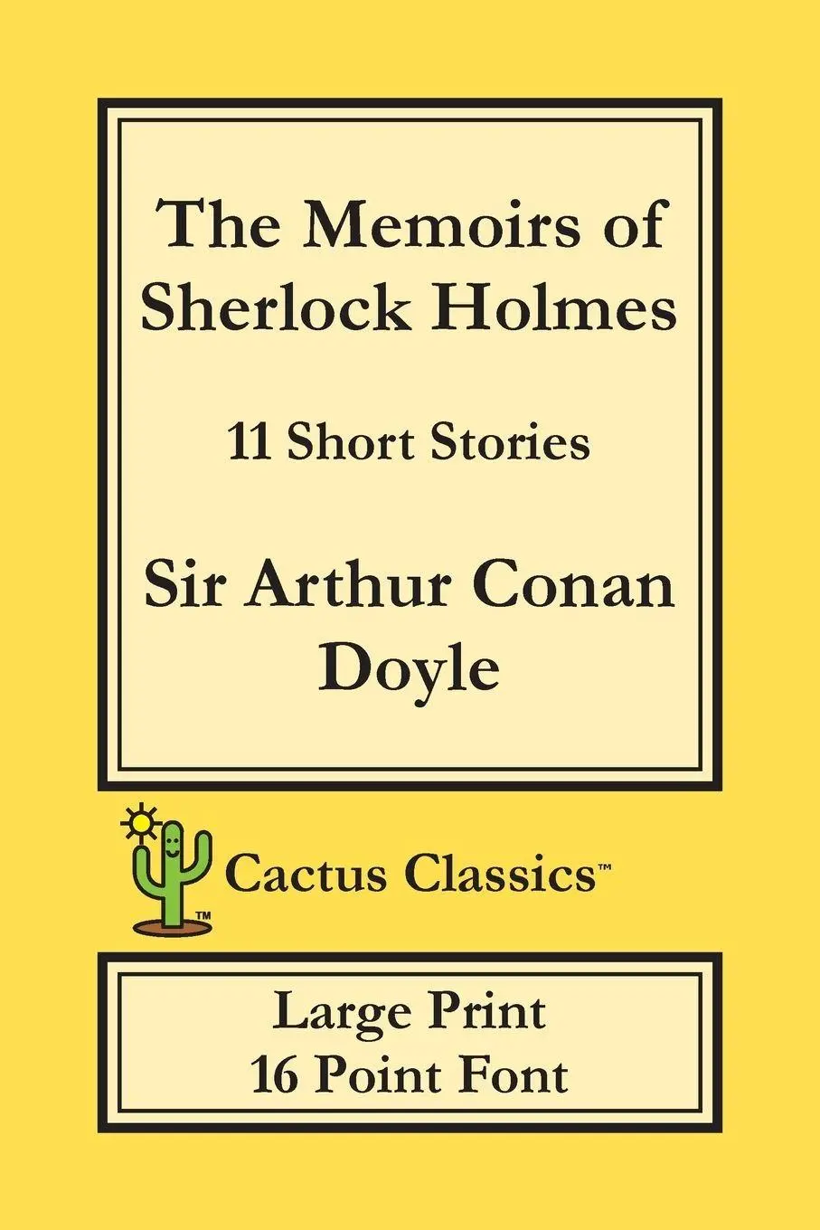 Cover: 9781773600314 | The Memoirs of Sherlock Holmes (Cactus Classics Large Print) | Buch