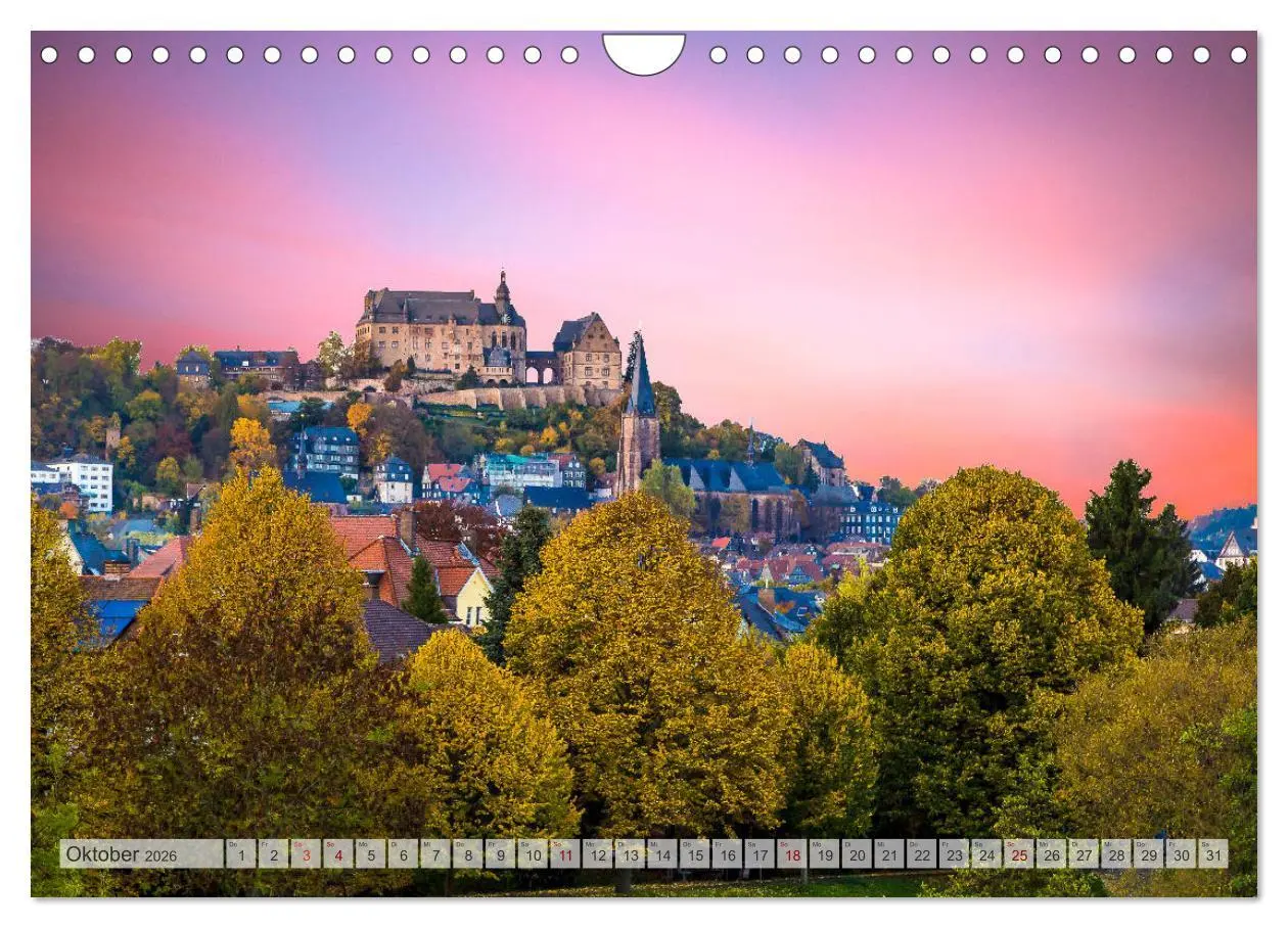 Bild: 9783457830314 | Mittelhessens Burgen und Schlösser (Wandkalender 2026 DIN A4 quer),...