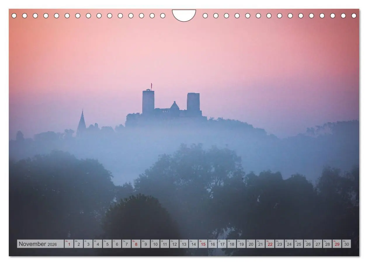 Bild: 9783457830314 | Mittelhessens Burgen und Schlösser (Wandkalender 2026 DIN A4 quer),...