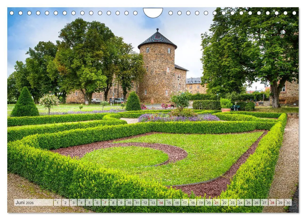 Bild: 9783457830314 | Mittelhessens Burgen und Schlösser (Wandkalender 2026 DIN A4 quer),...