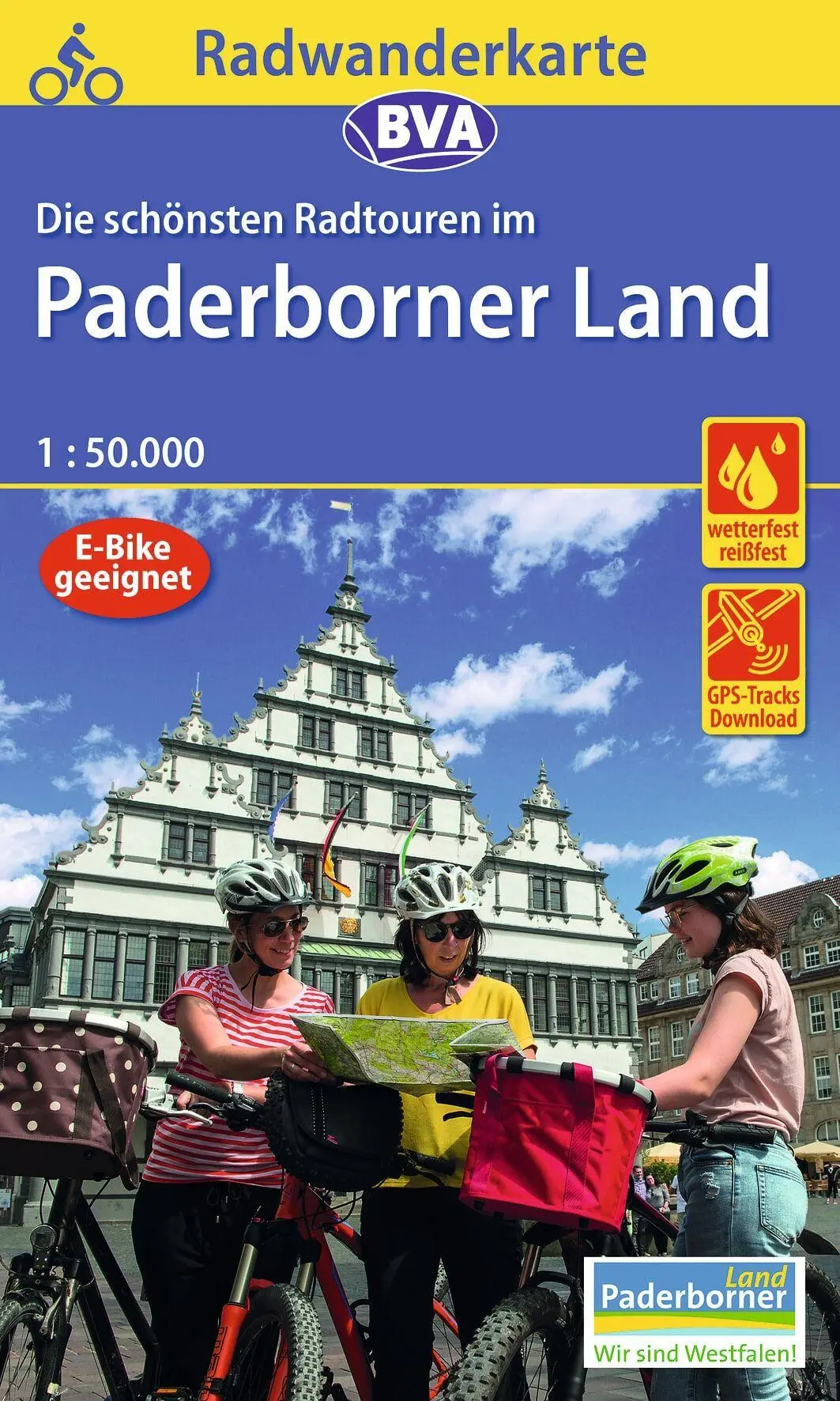 Cover: 9783969900314 | Radwanderkarte BVA Die schönsten Radtouren im Paderborner Land...