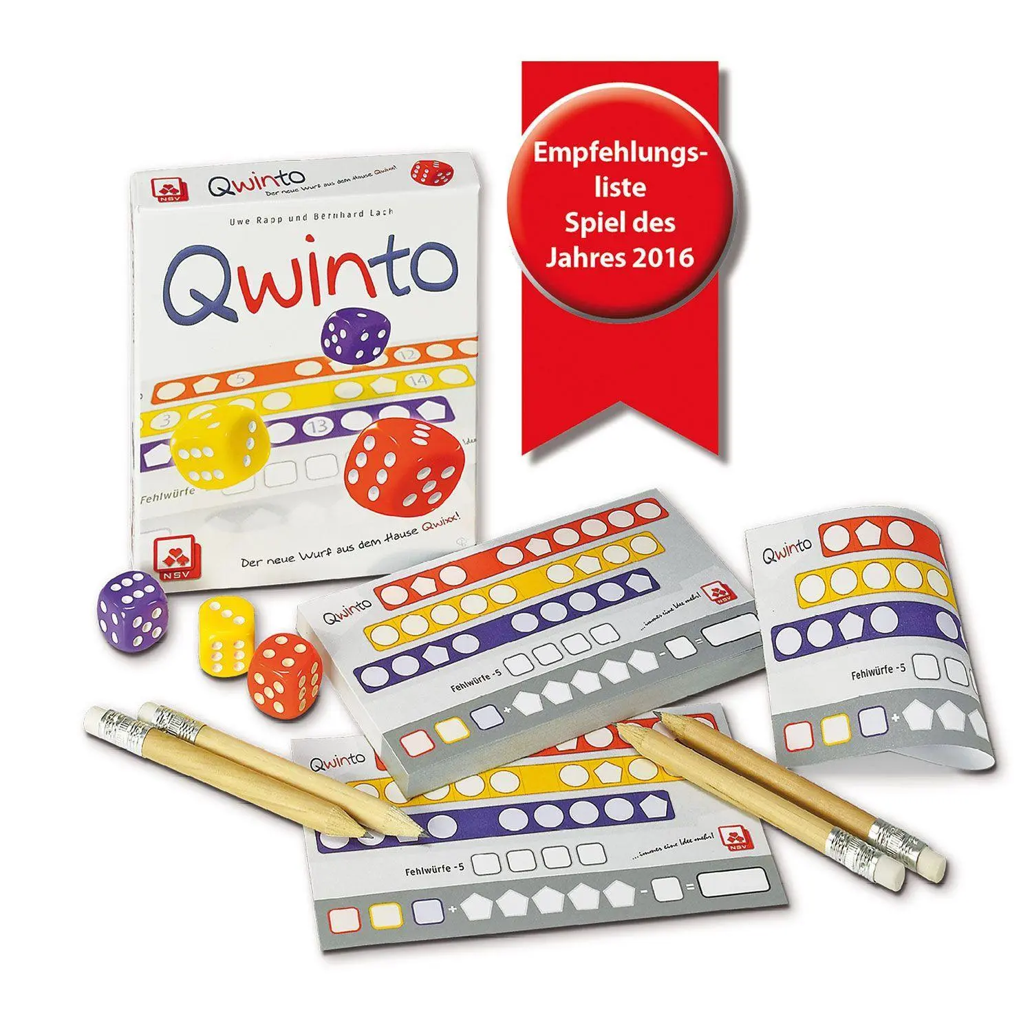 Bild: 4012426880414 | Qwinto | Nürnberger Spielkarten Verlag | Spiel | Brettspiel | 4036