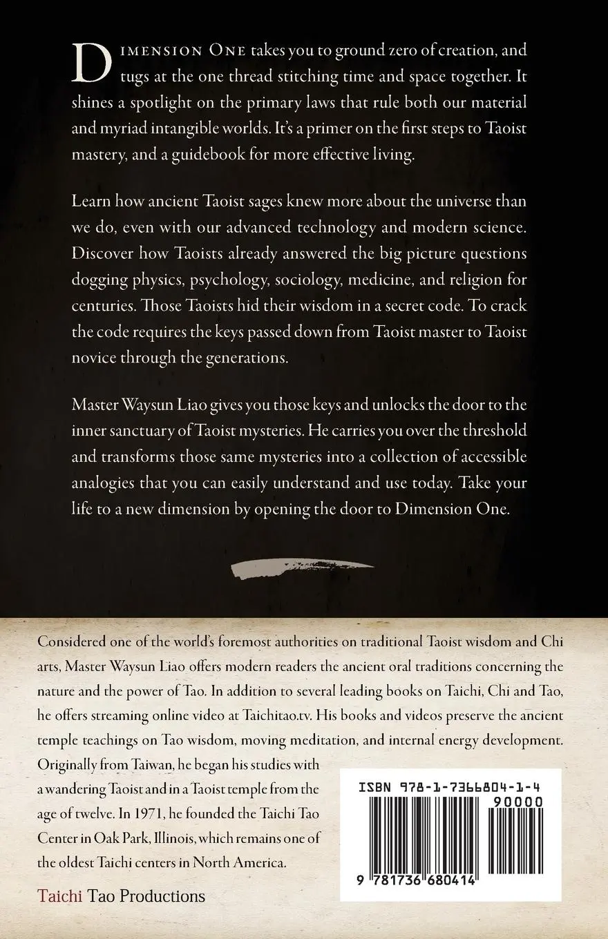 Rückseite: 9781736680414 | Dimension One | The Laws of the Universe According to Tao: The Laws