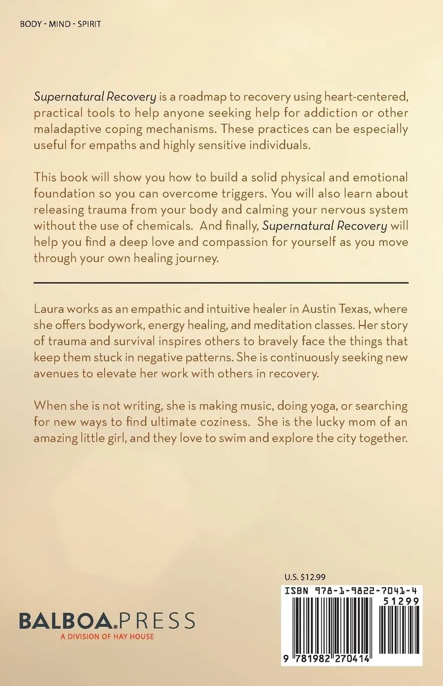 Rückseite: 9781982270414 | Supernatural Recovery | Laura Summers LPC | Taschenbuch | Englisch